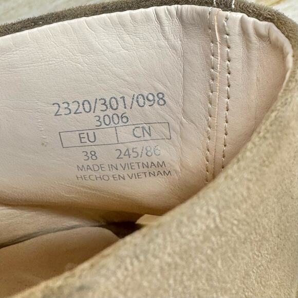 Zara Basic Collection Beige Vegan Clear Heeled Mules 7.5 - Picture 8 of 13